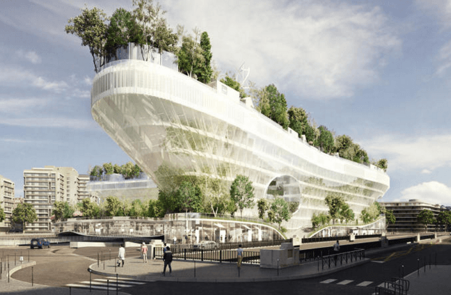 Paris Is Building a Floating Village in the Middle of a Forest