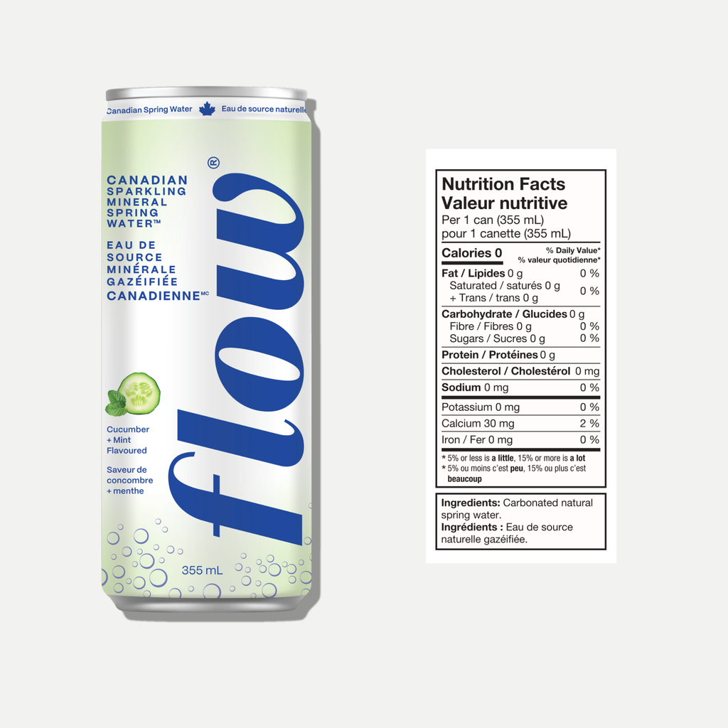 24 pack of Sparkling Cucumber + Mint