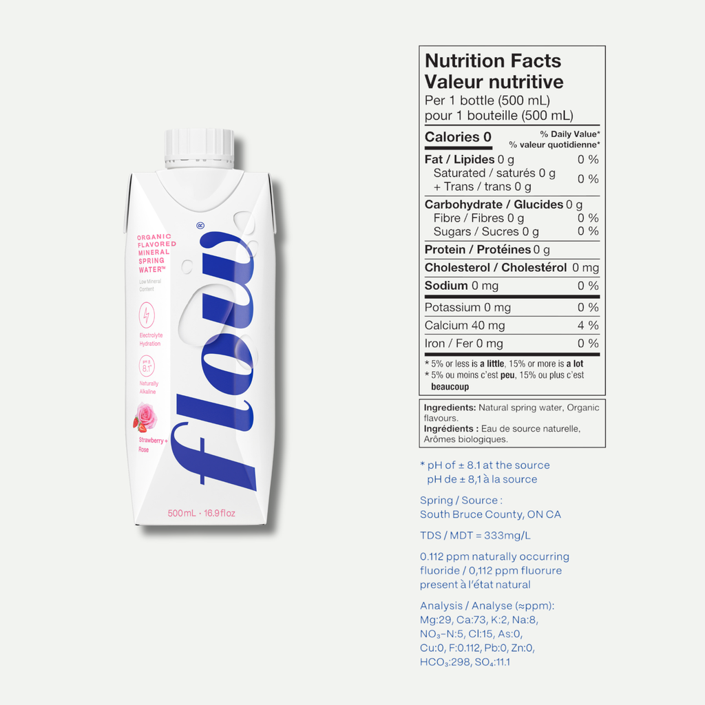 12 pack of 500ml - Strawberry + Rose