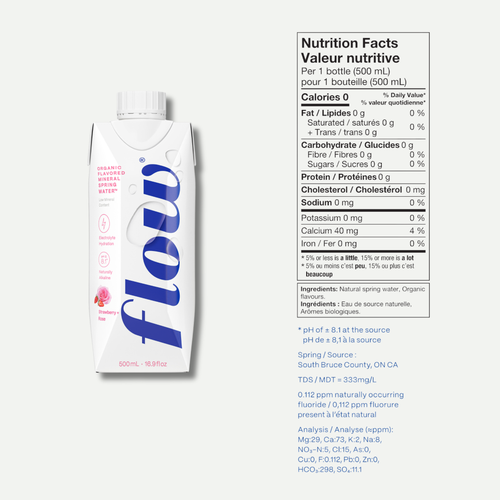 12 pack of 500ml - Strawberry + Rose