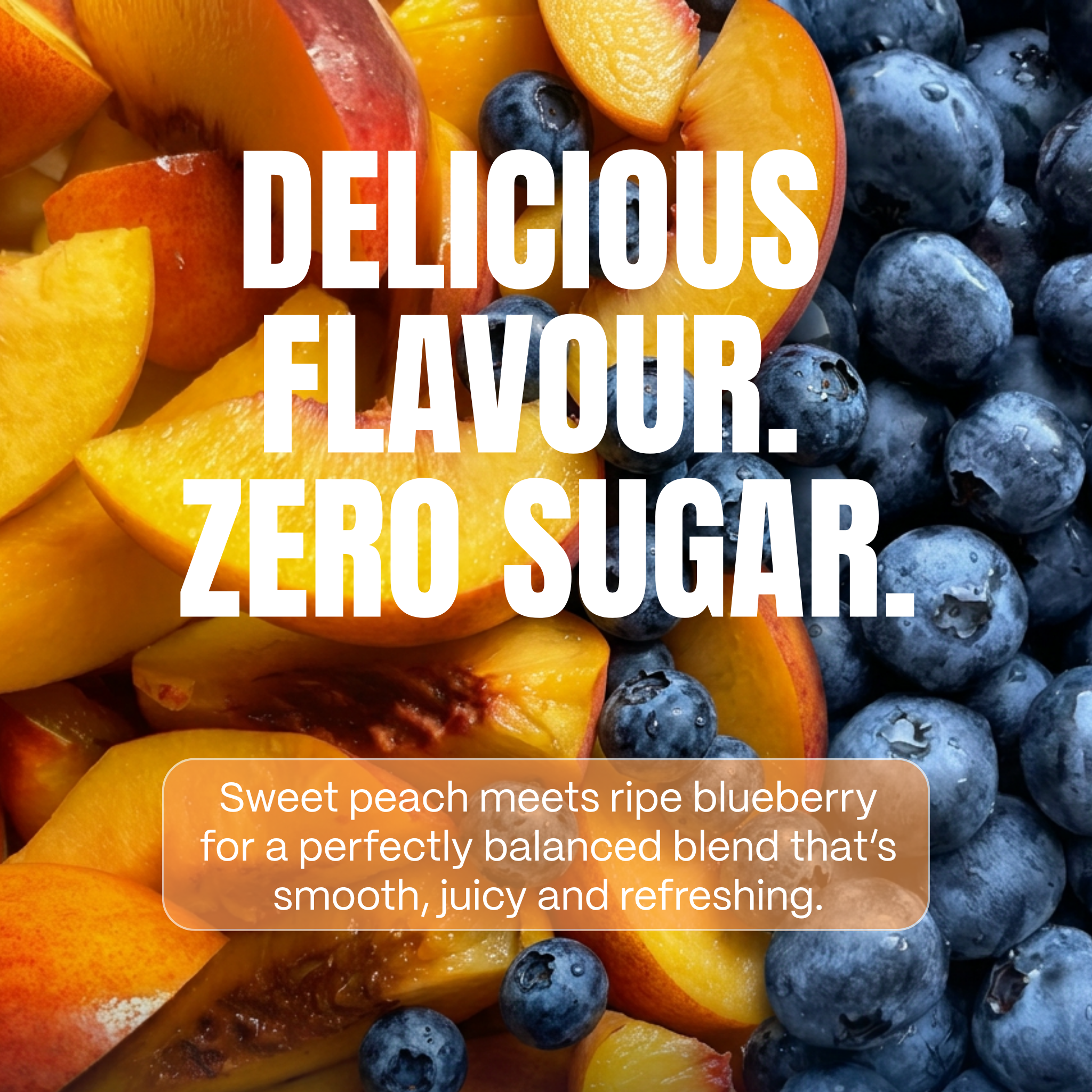 12 pack of 500ml - Peach + Blueberry