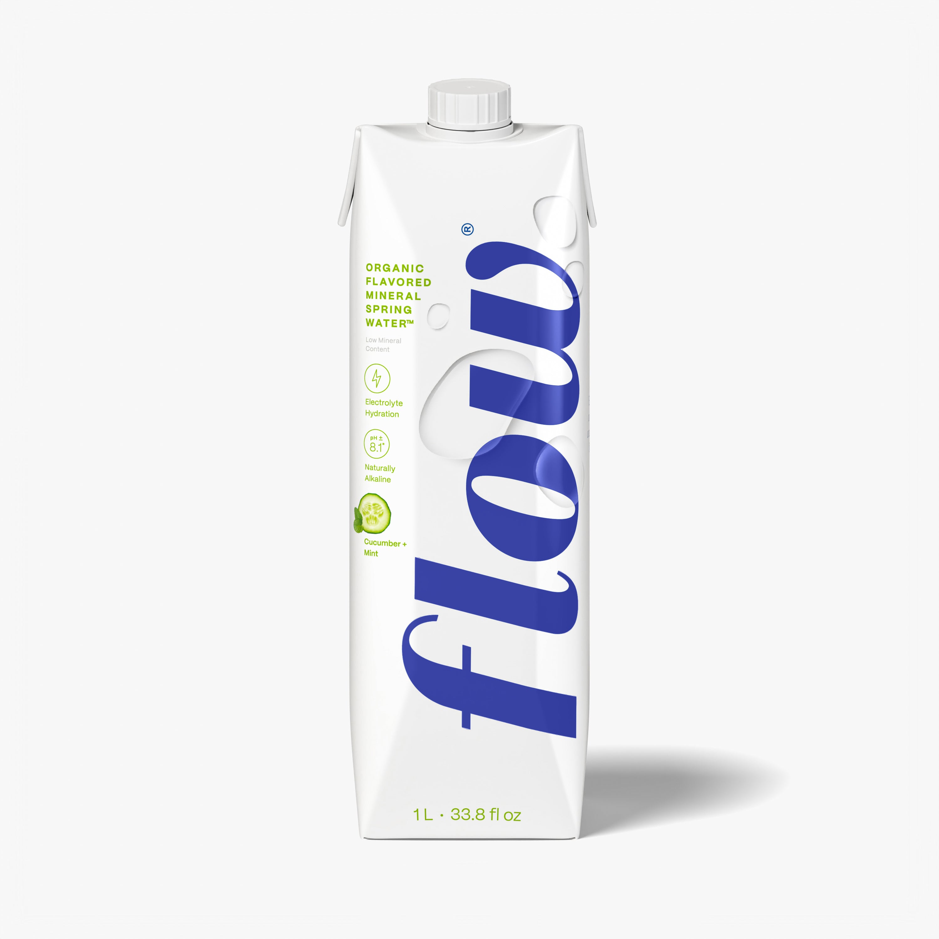 Flow Alkaline Spring Water - Cucumber + Mint