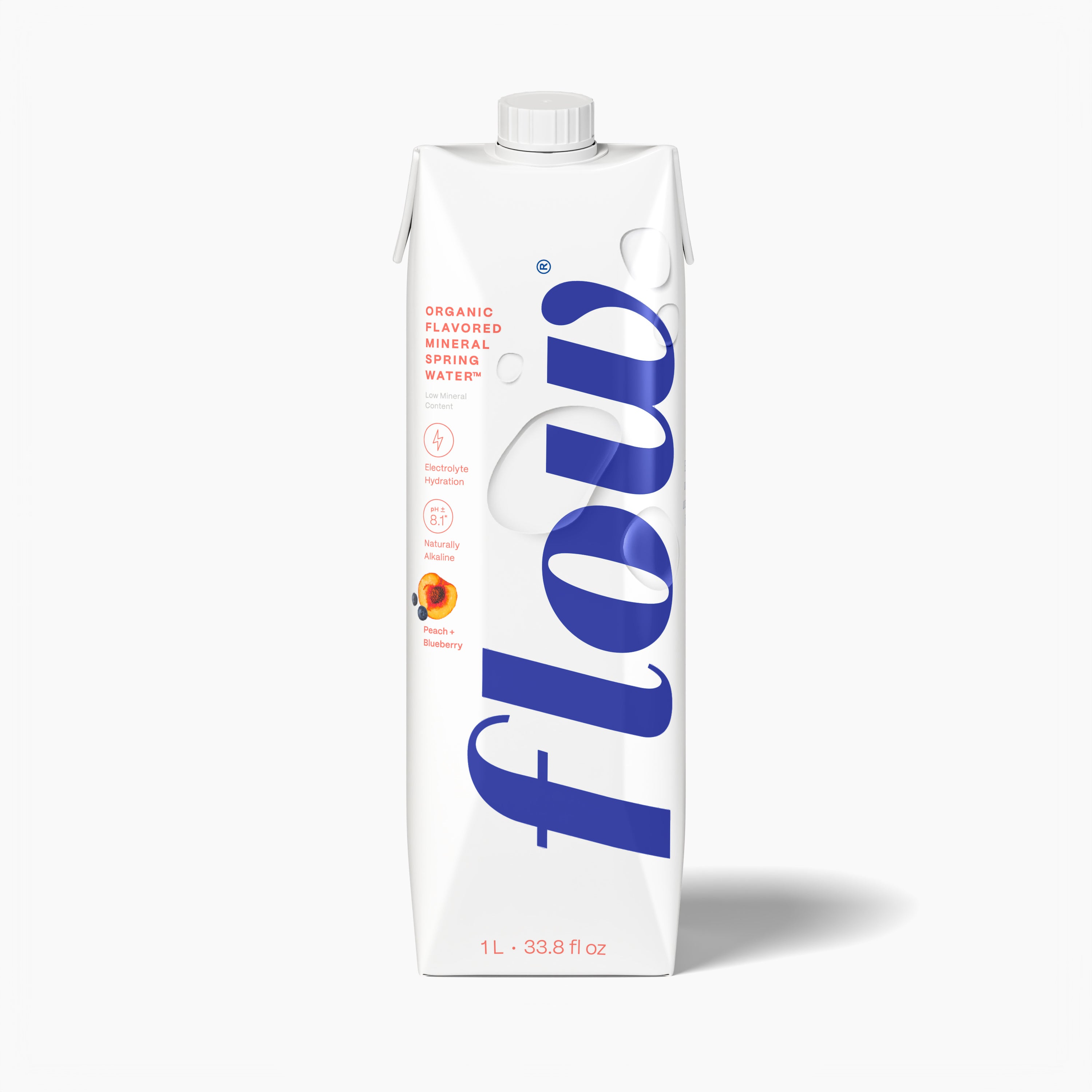Flow Mineral Spring Water - Peach and Blueberry Pack
