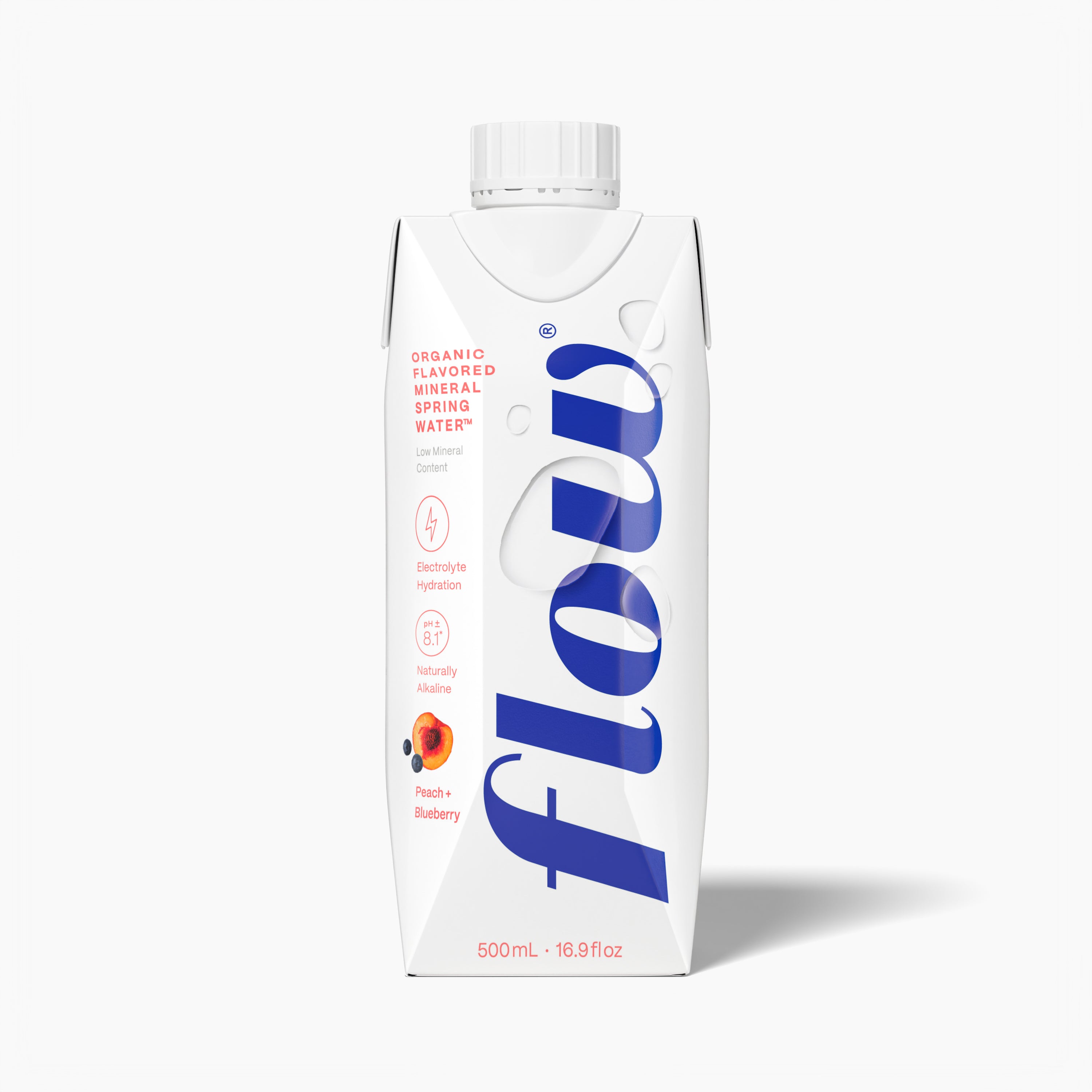 Flow Mineral Spring Water - Peach and Blueberry