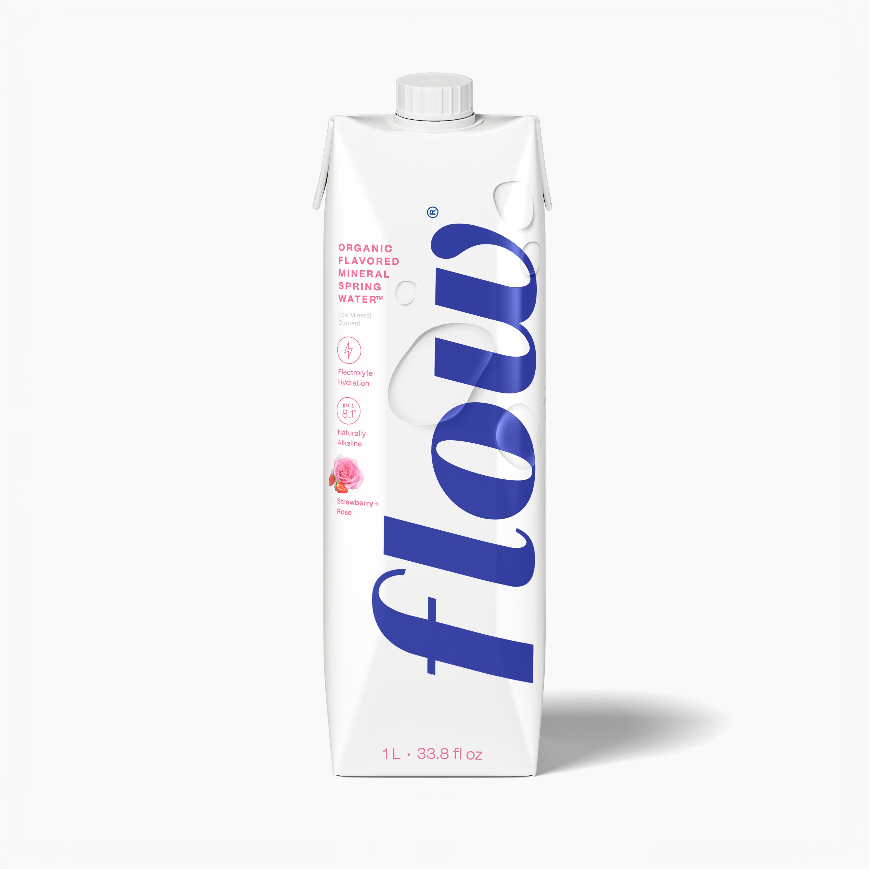 Flow Mineral Spring Water - Strawberry and Rose